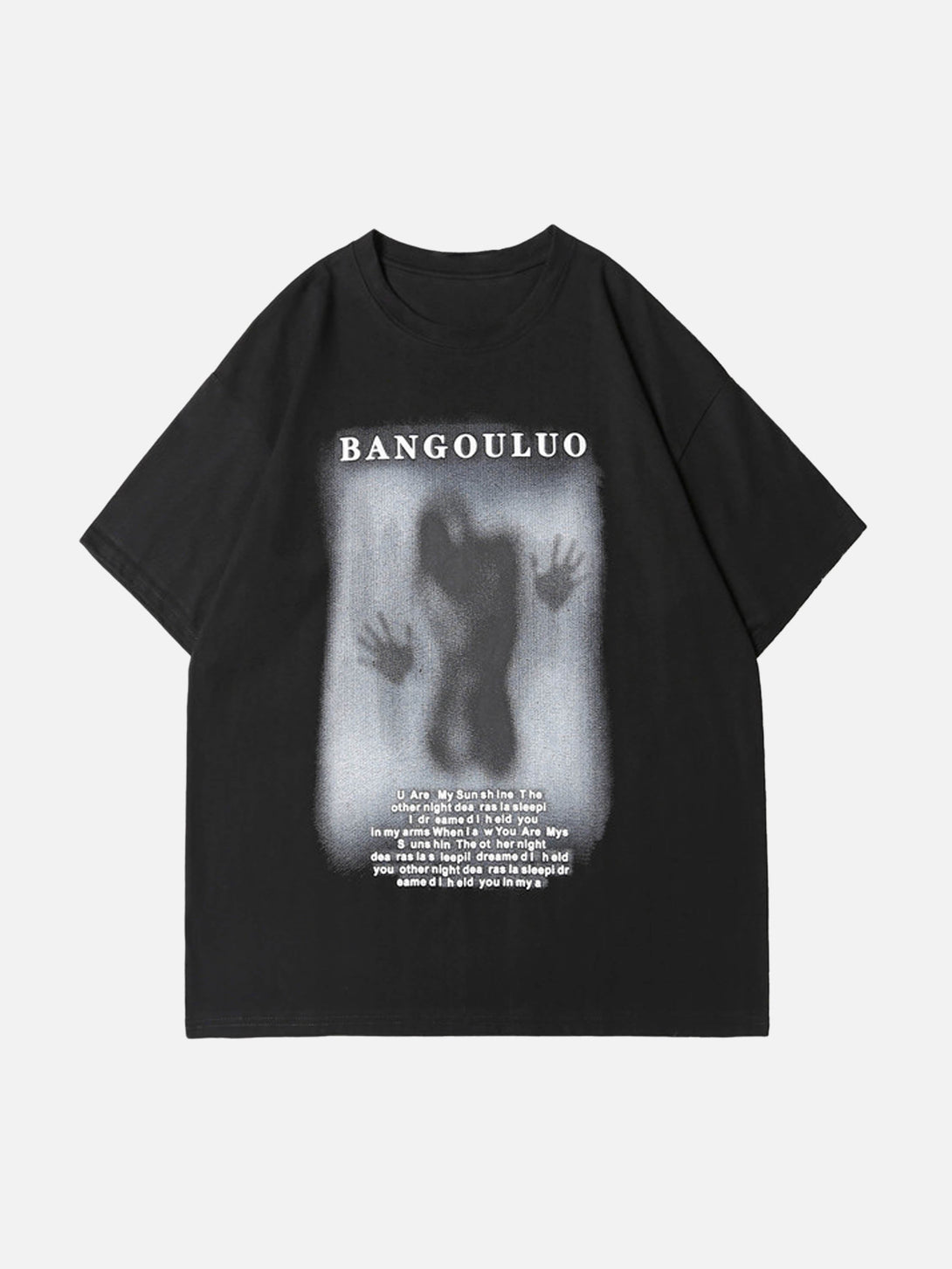 Majesda® - Dark Silhouette Print T-shirt- Outfit Ideas - Streetwear Fashion - majesda.com