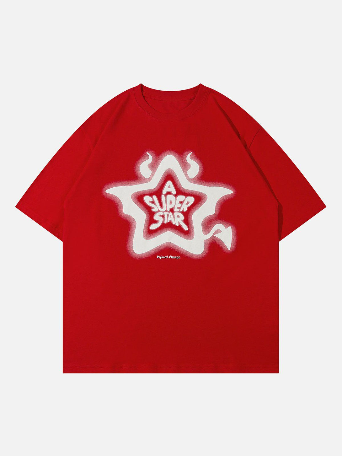 Majesda® - Demon Star Graphic Tee- Outfit Ideas - Streetwear Fashion - majesda.com