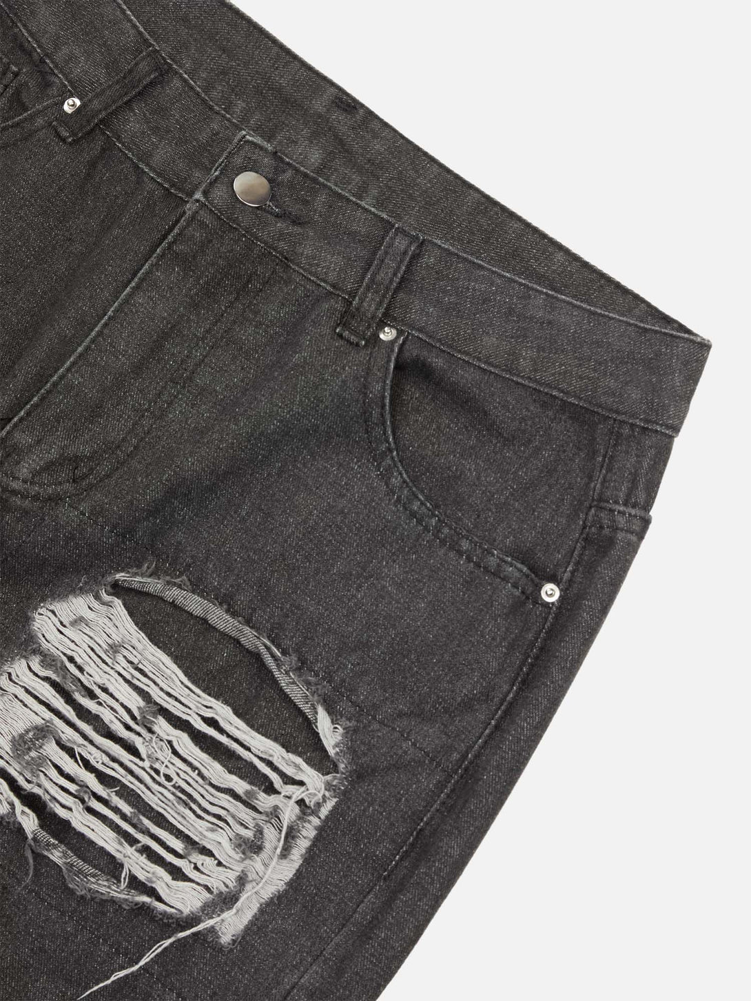 Majesda® - Destruction Brushed Hip Hop Embroidered Jeans- Outfit Ideas - Streetwear Fashion - majesda.com