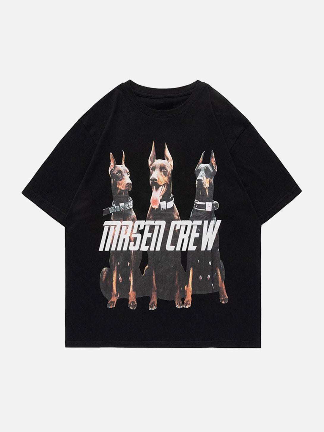 Majesda® - Doberman Pinscher Print Tee- Outfit Ideas - Streetwear Fashion - majesda.com