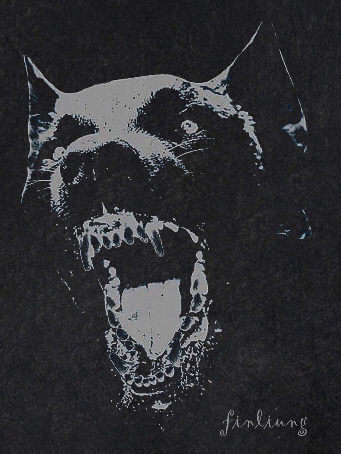 Majesda® - Doberman Print Washed T-shirt - 1856- Outfit Ideas - Streetwear Fashion - majesda.com