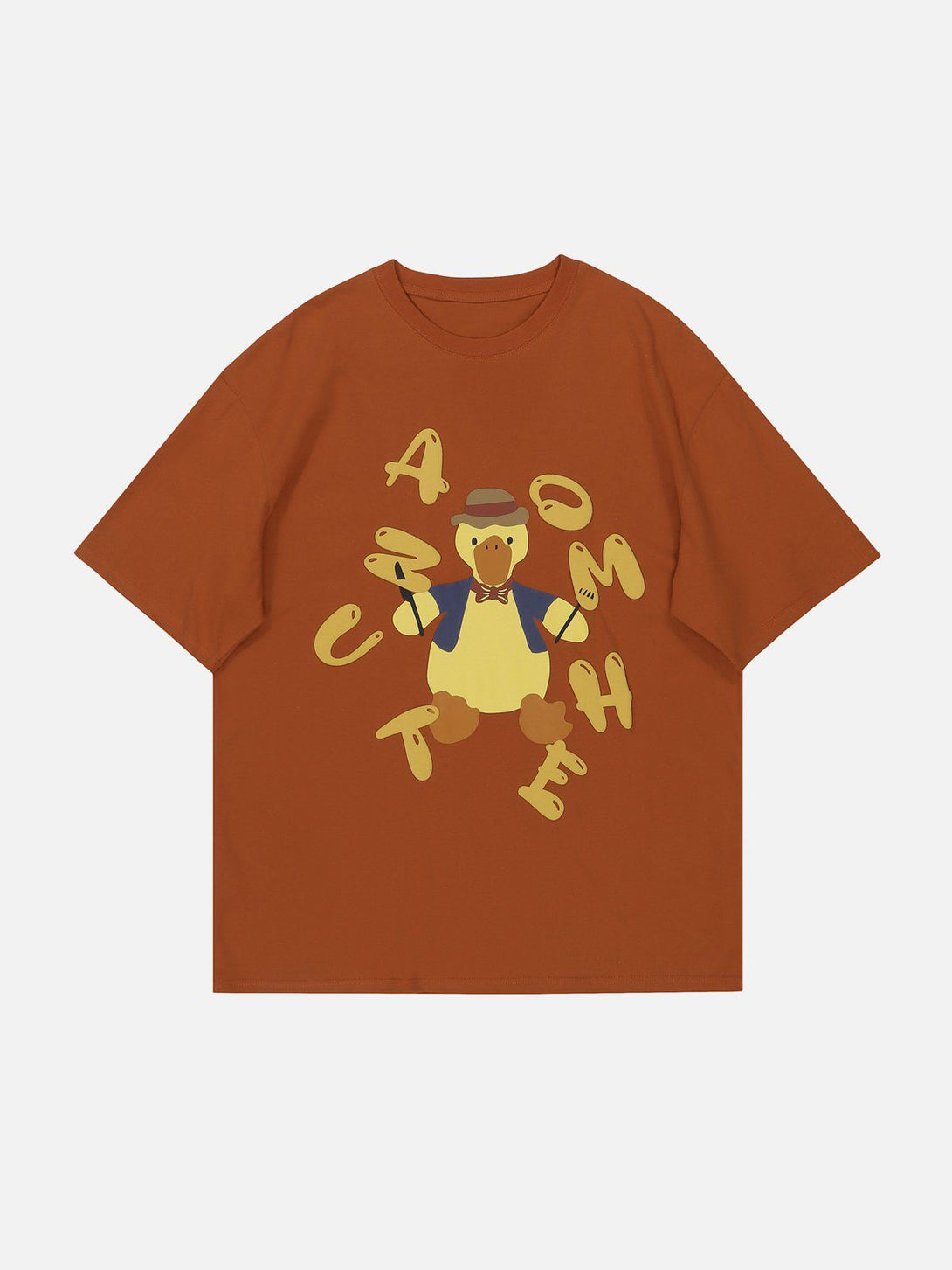 Majesda® - Duck Graphic Tee- Outfit Ideas - Streetwear Fashion - majesda.com