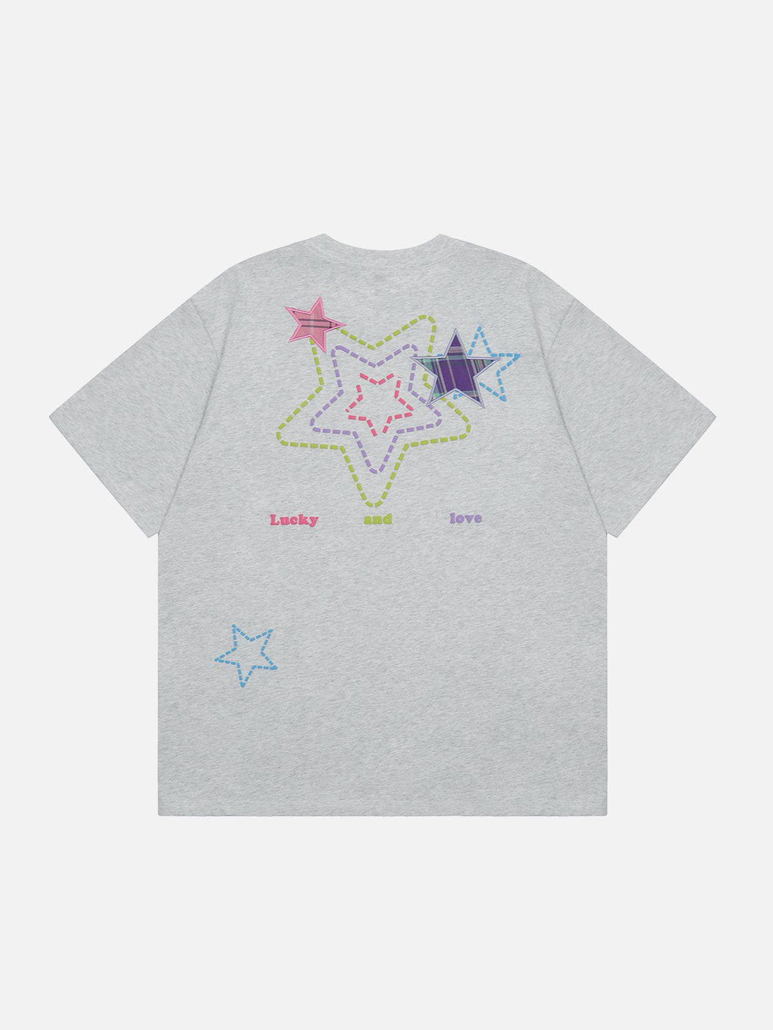 Majesda® - Embroidered Foam Star Tee- Outfit Ideas - Streetwear Fashion - majesda.com