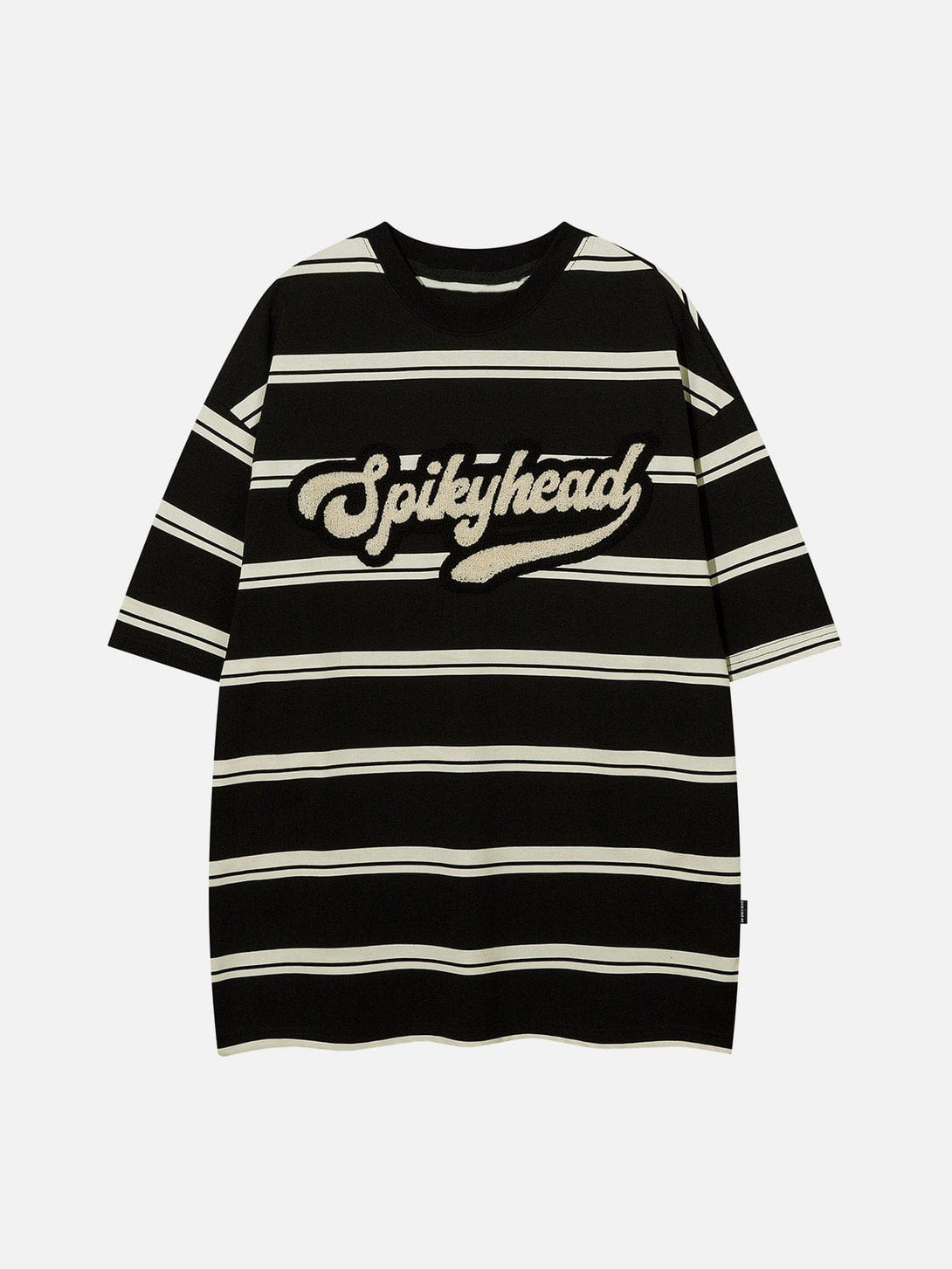 Majesda® - Embroidered Stripes Tee- Outfit Ideas - Streetwear Fashion - majesda.com