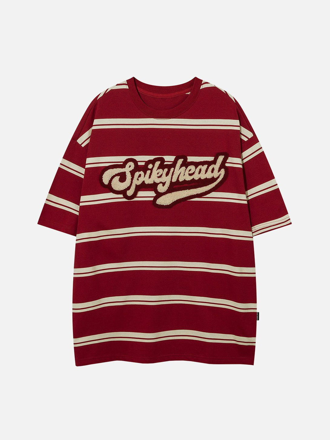 Majesda® - Embroidered Stripes Tee- Outfit Ideas - Streetwear Fashion - majesda.com