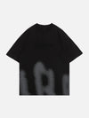 Majesda® - Embroidery Inkjet Print Tee- Outfit Ideas - Streetwear Fashion - majesda.com