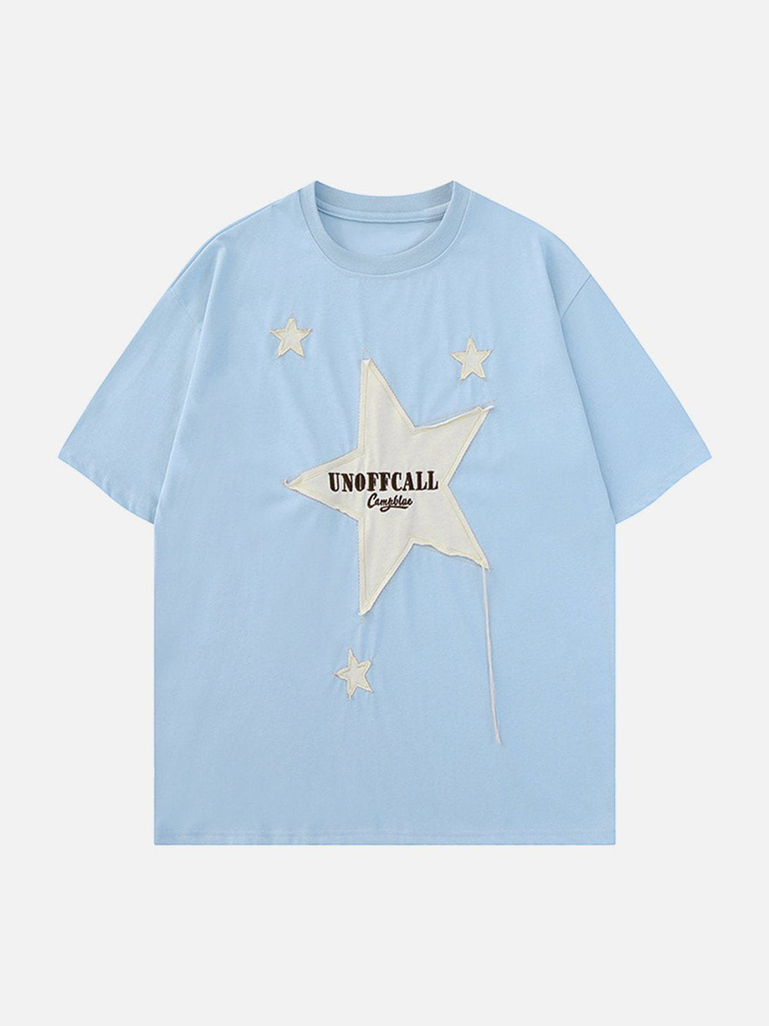 Majesda® - Embroidery Star Tee- Outfit Ideas - Streetwear Fashion - majesda.com