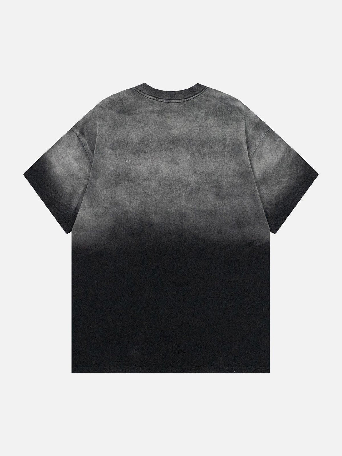 Majesda® - Embroidey Washed Gradient Tee- Outfit Ideas - Streetwear Fashion - majesda.com