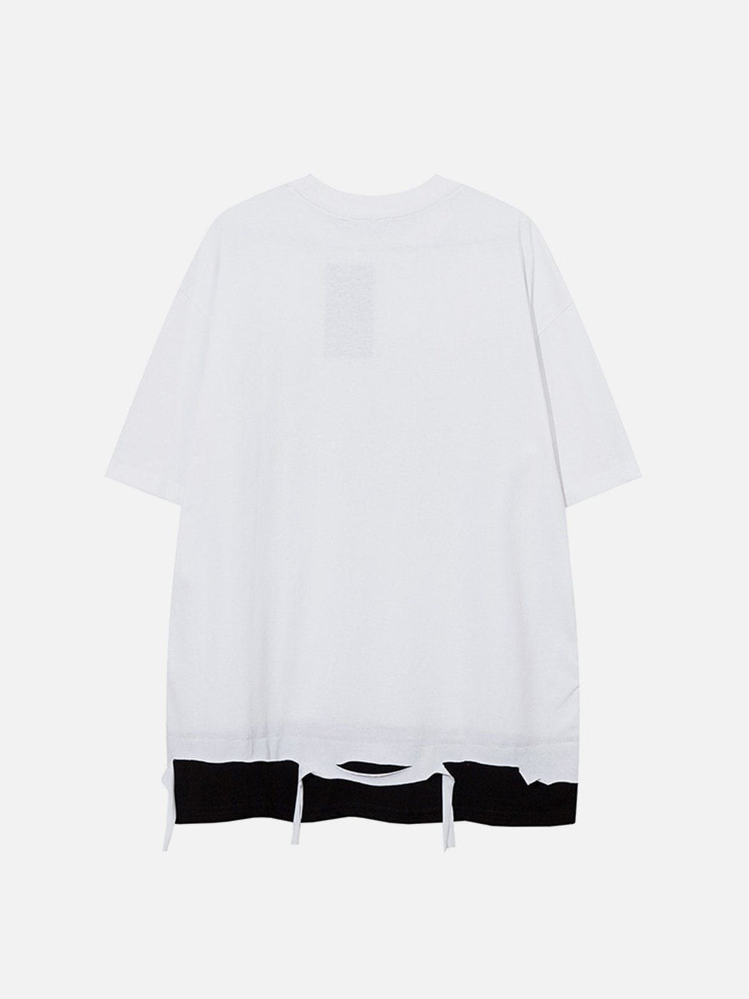 Majesda® - Faux Two-Piece Tee- Outfit Ideas - Streetwear Fashion - majesda.com