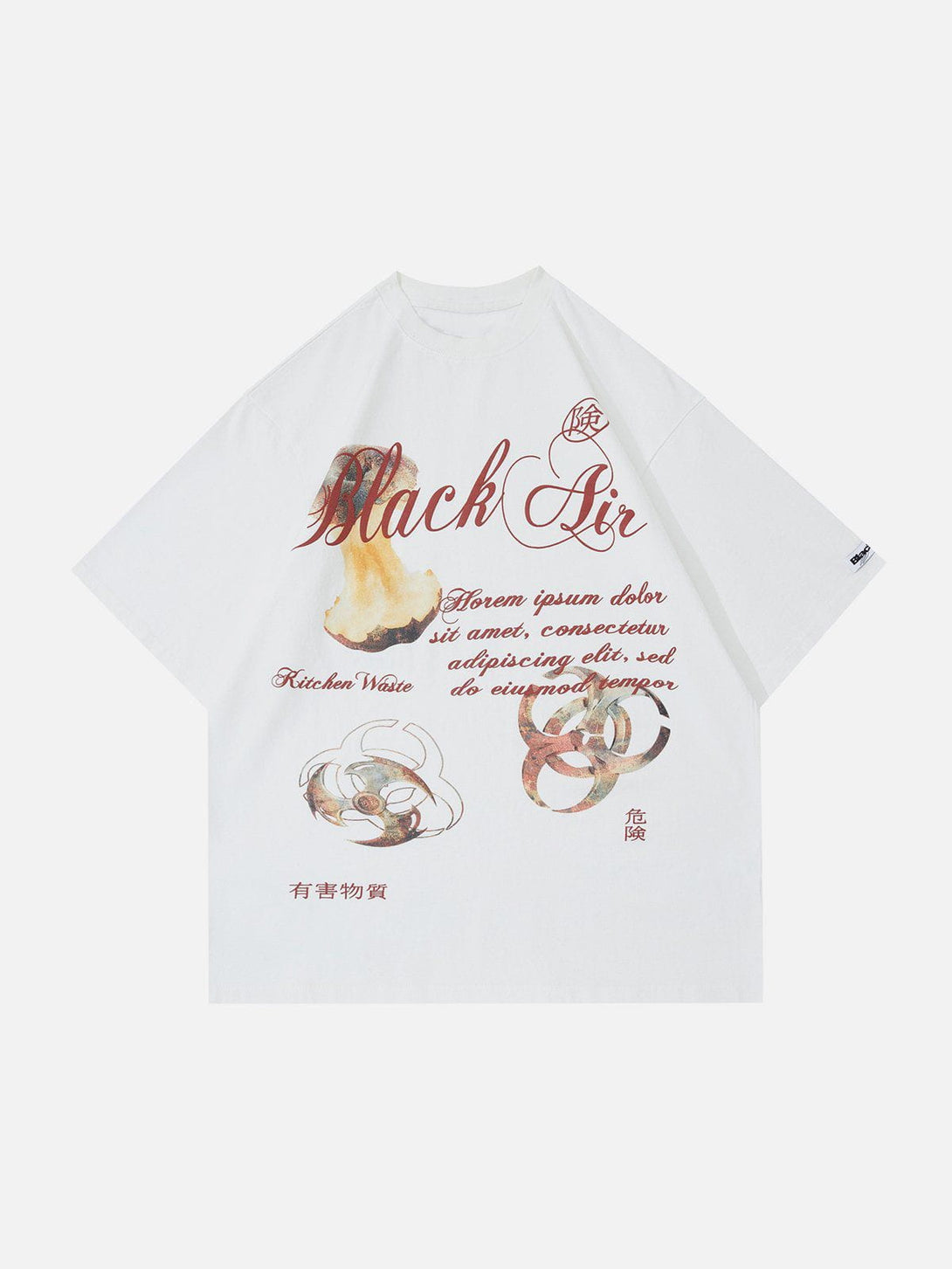 Majesda® - Fire Graphic Cotton Tee- Outfit Ideas - Streetwear Fashion - majesda.com