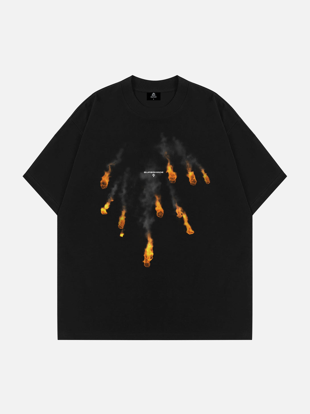 Majesda® - Fireball Printing T-shirt- Outfit Ideas - Streetwear Fashion - majesda.com