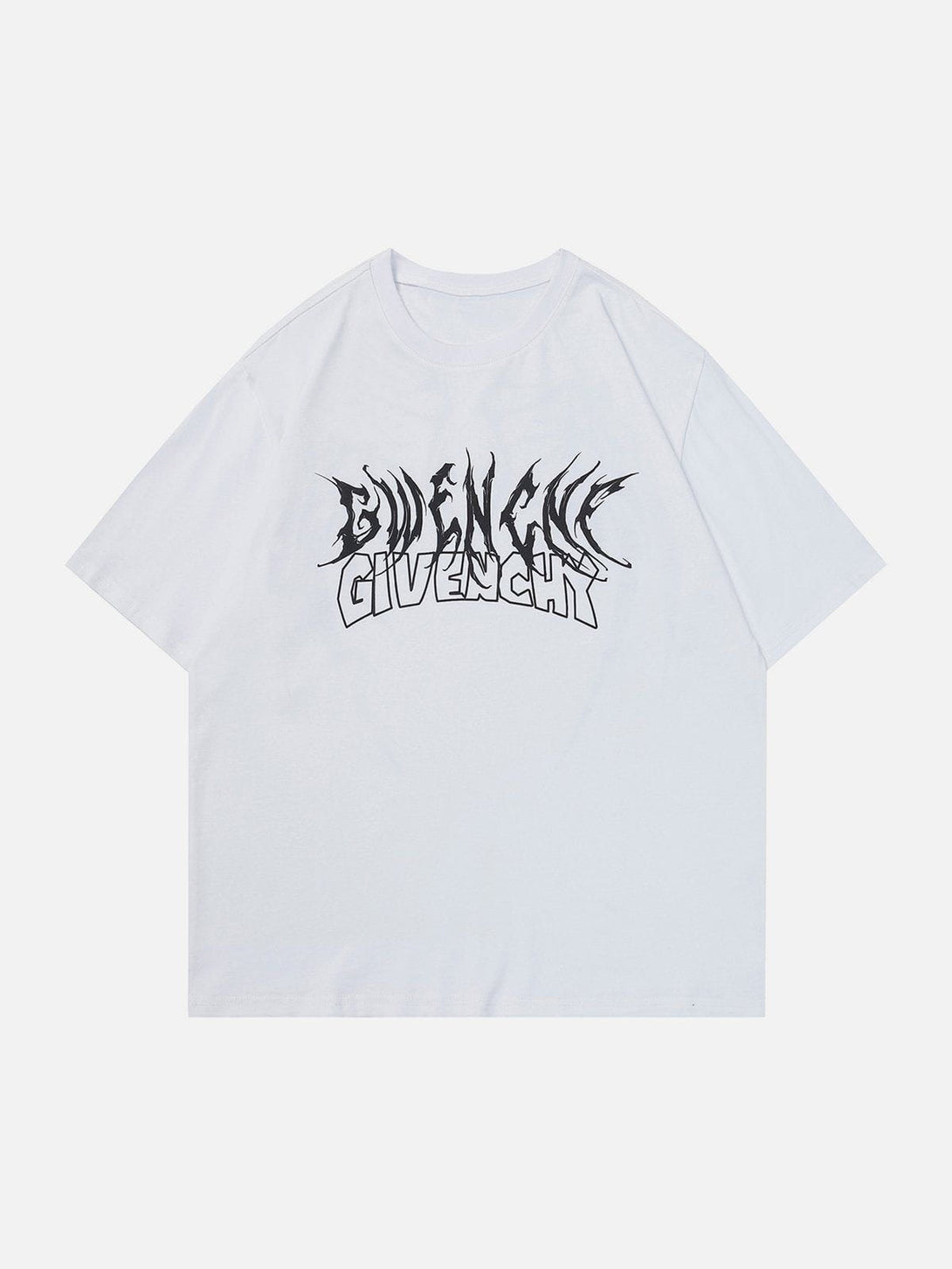 Majesda® - Flock Wing Bones Print Tee- Outfit Ideas - Streetwear Fashion - majesda.com