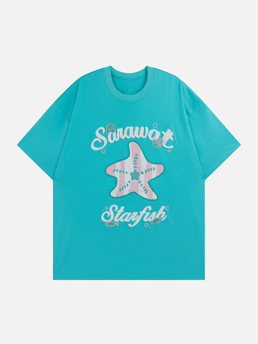 Majesda® - Flocked Star Tee- Outfit Ideas - Streetwear Fashion - majesda.com