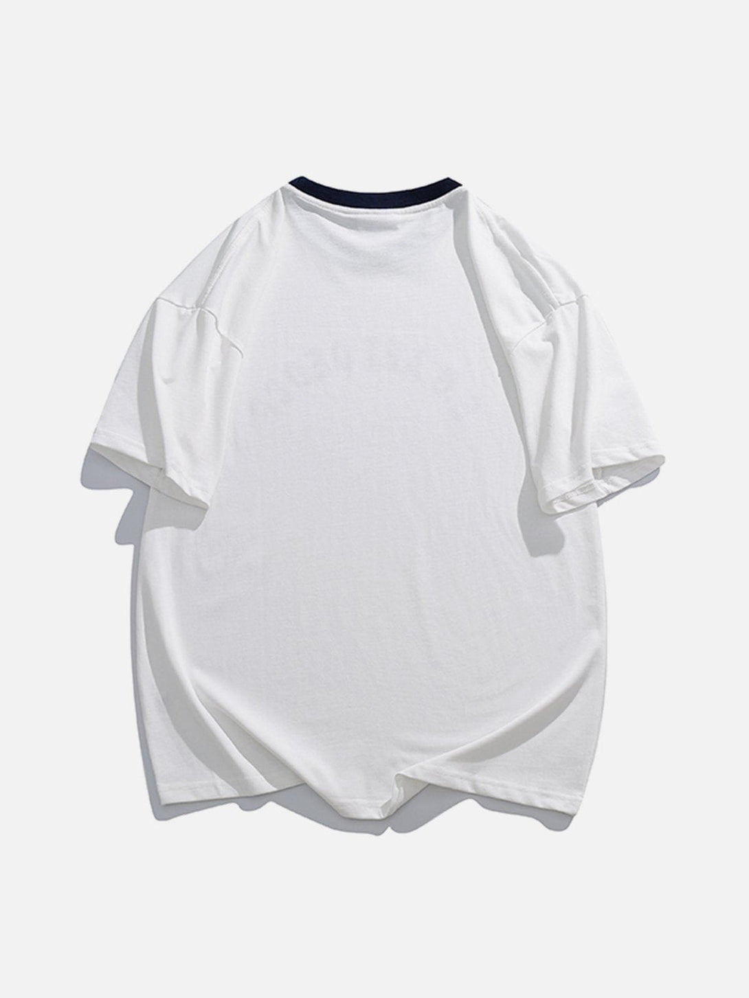 Majesda® - Foam Printing Letter Tee- Outfit Ideas - Streetwear Fashion - majesda.com