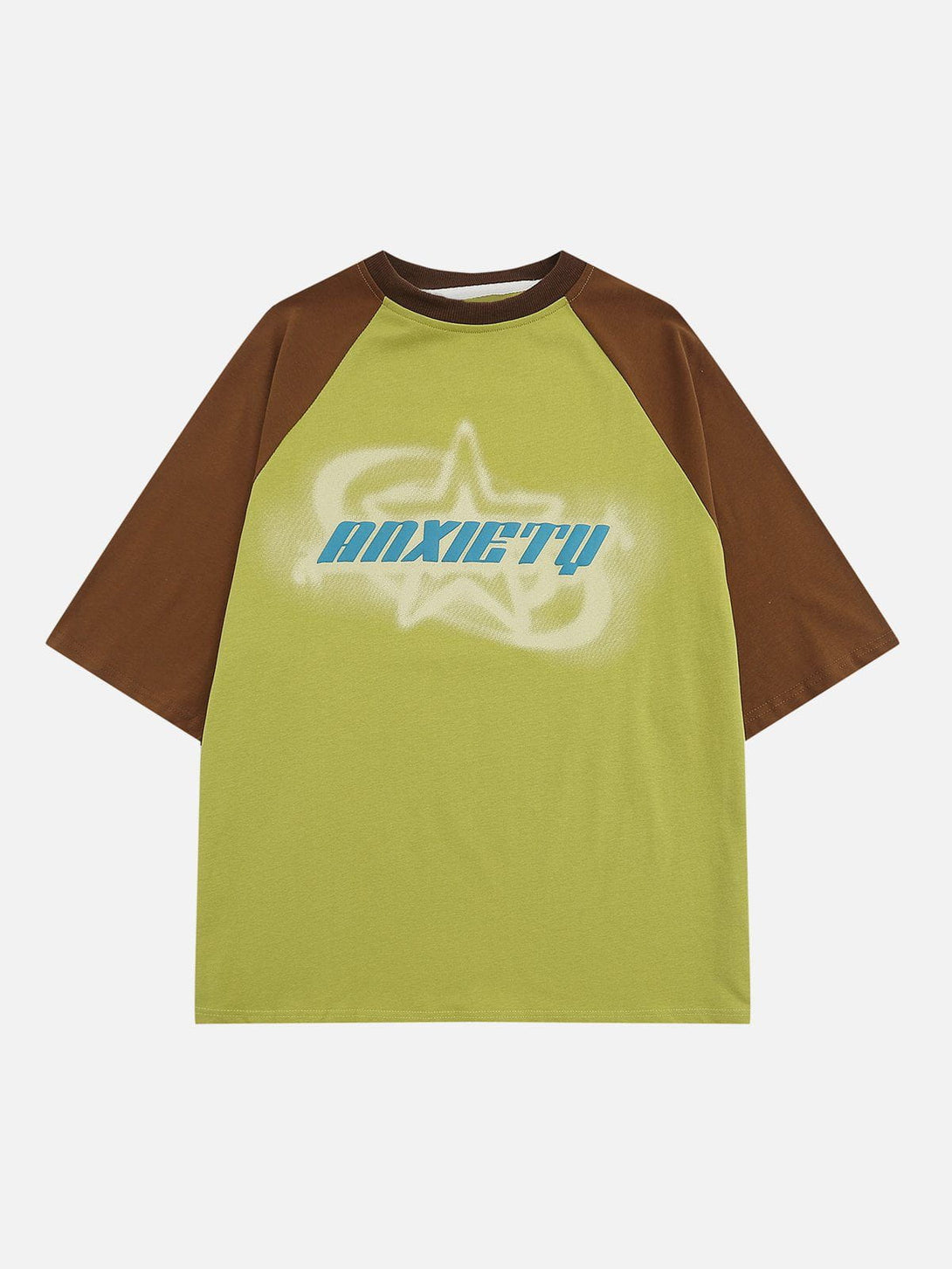 Majesda® - Foam Printing Star Shadow Tee- Outfit Ideas - Streetwear Fashion - majesda.com