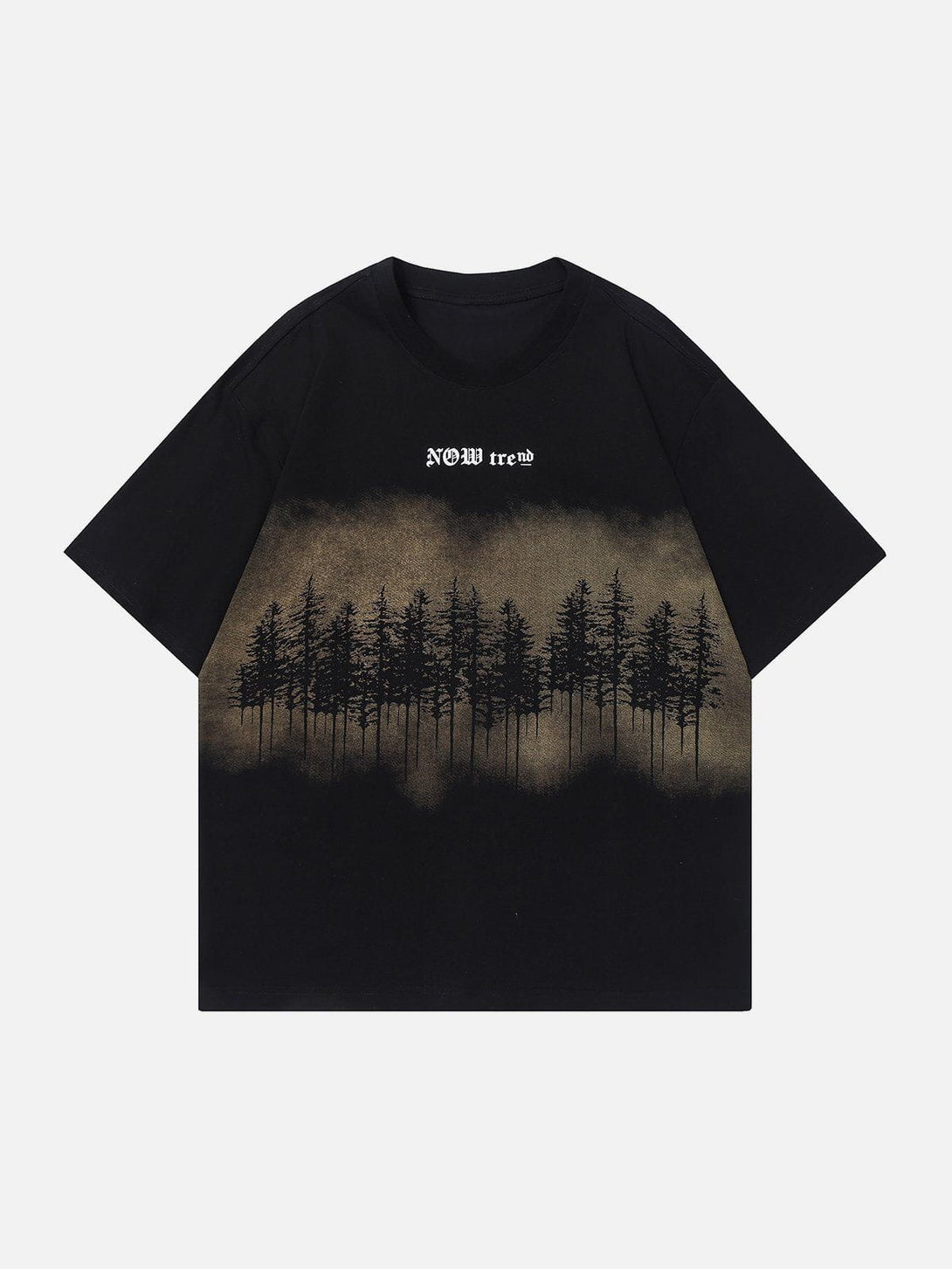 Majesda® - Forest Inkjet Print Tee- Outfit Ideas - Streetwear Fashion - majesda.com