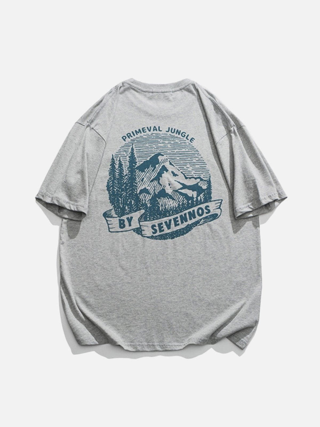 Majesda® - Forests Mountains Print Tee- Outfit Ideas - Streetwear Fashion - majesda.com