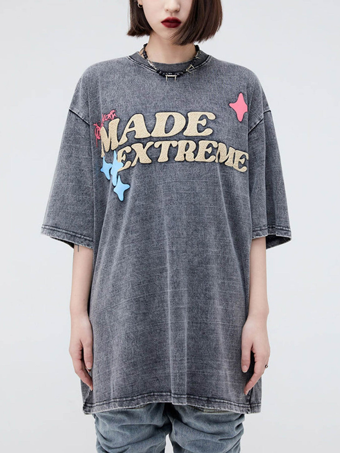 Majesda® - Fun Cartoon Foam Print T-shirt- Outfit Ideas - Streetwear Fashion - majesda.com