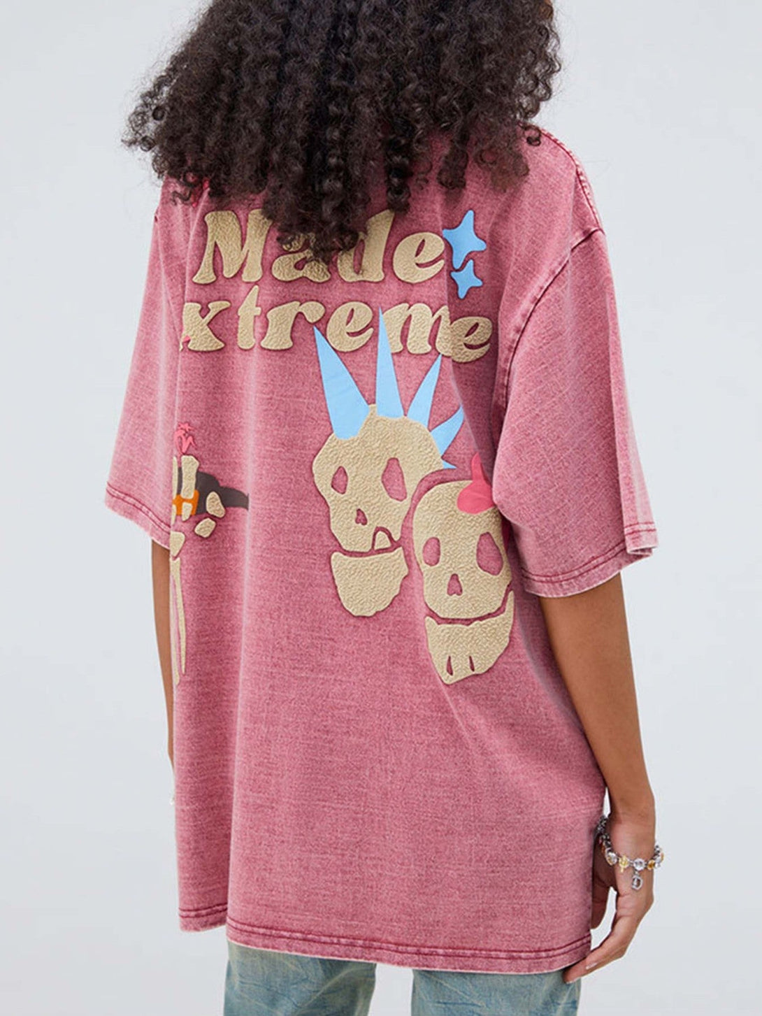 Majesda® - Fun Cartoon Foam Print T-shirt- Outfit Ideas - Streetwear Fashion - majesda.com