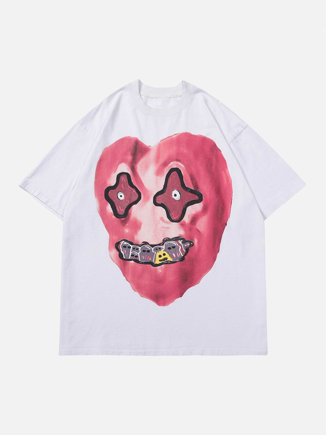 Majesda® - Fun Graphic Print Loose-fit T-shirt- Outfit Ideas - Streetwear Fashion - majesda.com