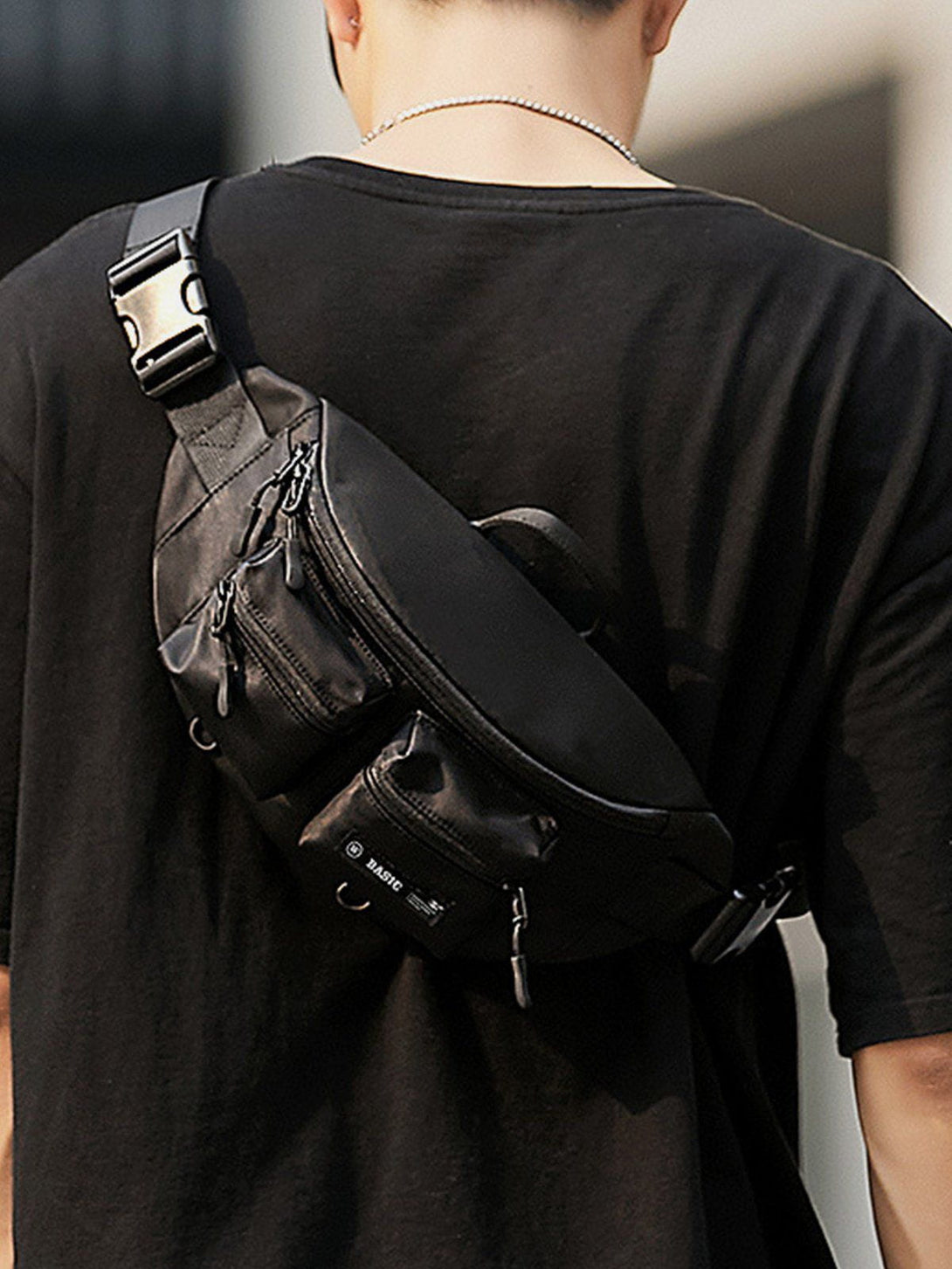 Majesda® - Functional Style Messenger Bag- Outfit Ideas - Streetwear Fashion - majesda.com