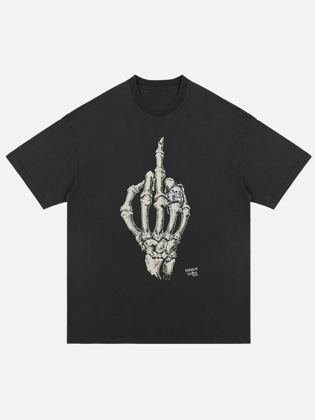 Majesda® - Fxxk U Skeloton T-shirt- Outfit Ideas - Streetwear Fashion - majesda.com