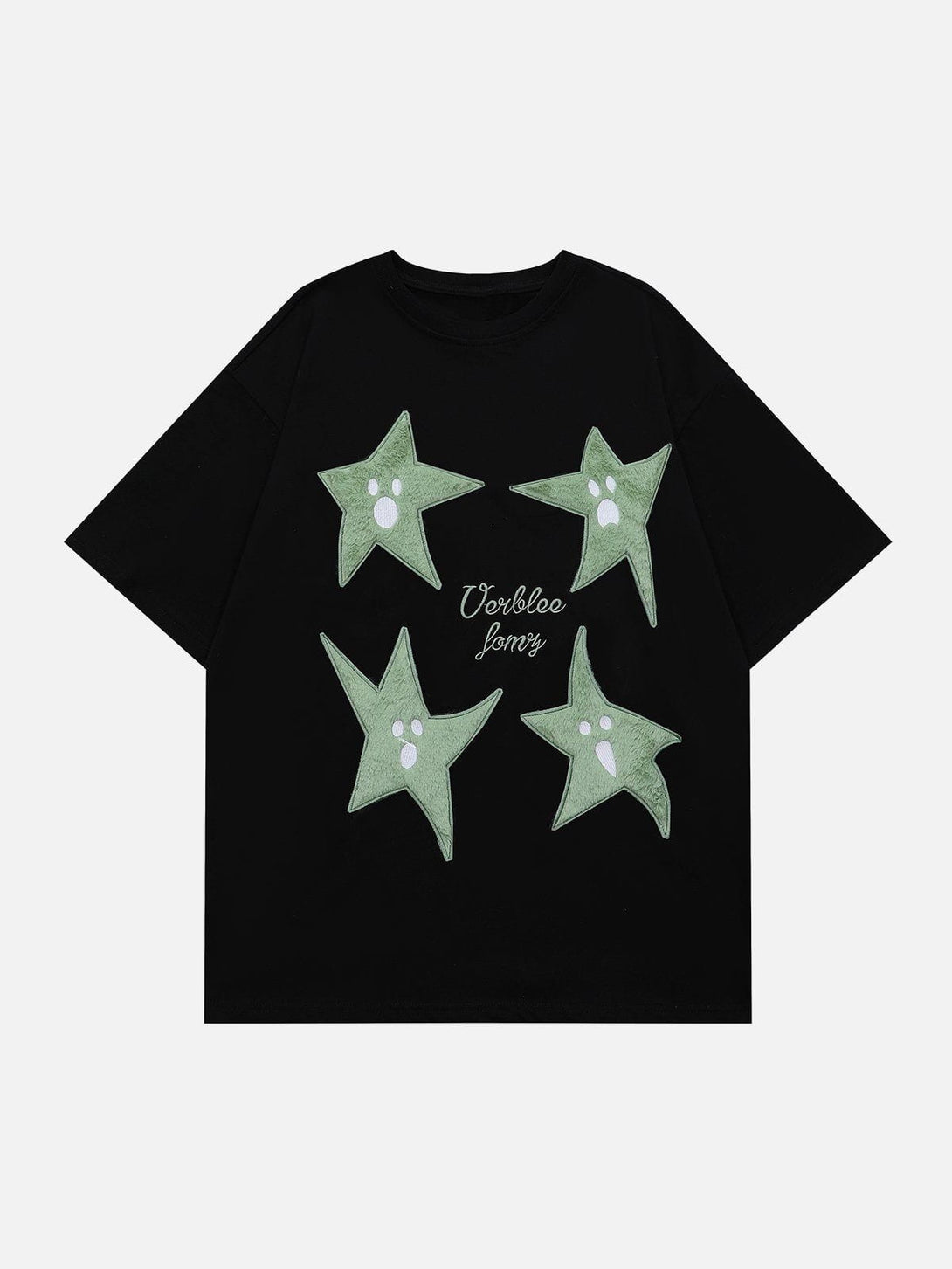 Majesda® - Ghost Star Print Tee- Outfit Ideas - Streetwear Fashion - majesda.com