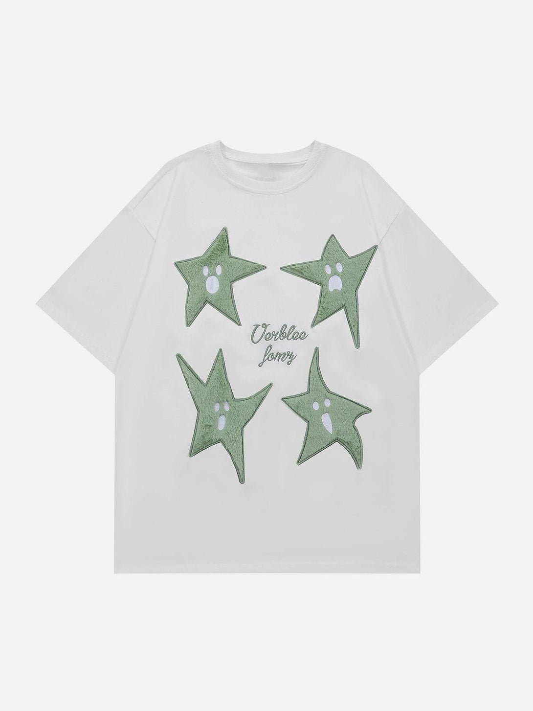 Majesda® - Ghost Star Print Tee- Outfit Ideas - Streetwear Fashion - majesda.com