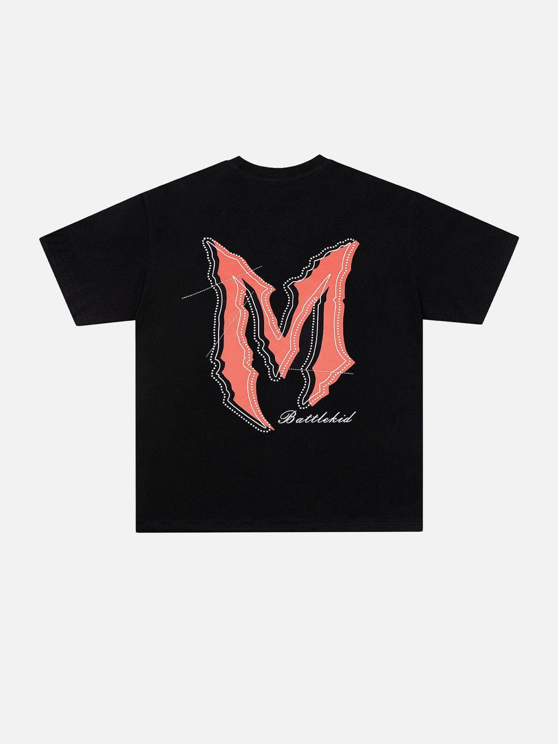 Majesda® - Gothic Alphabet Print Tee- Outfit Ideas - Streetwear Fashion - majesda.com