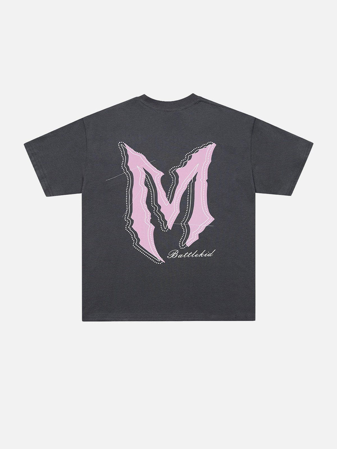 Majesda® - Gothic Alphabet Print Tee- Outfit Ideas - Streetwear Fashion - majesda.com