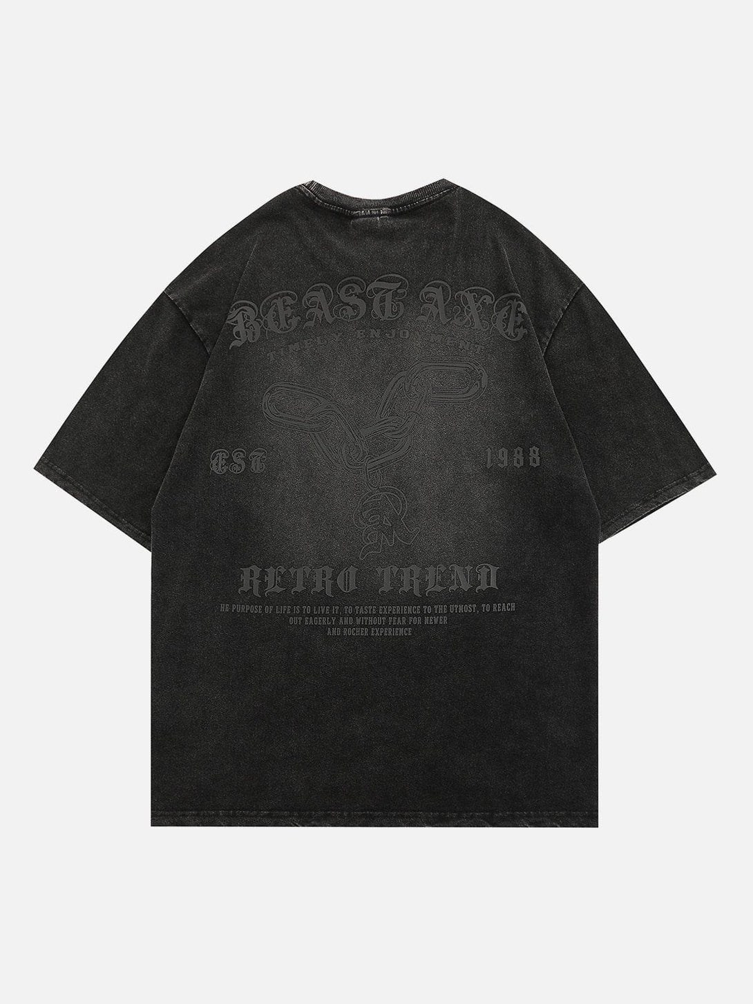 Majesda® - Gothic Vintage Washed Tee- Outfit Ideas - Streetwear Fashion - majesda.com