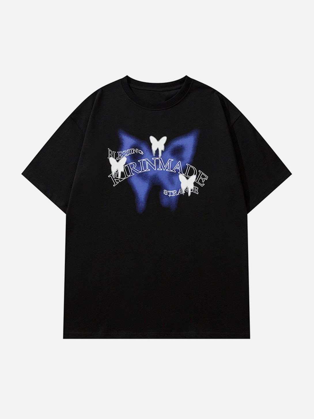 Majesda® - Gradient Butterflies Graphic Tee- Outfit Ideas - Streetwear Fashion - majesda.com