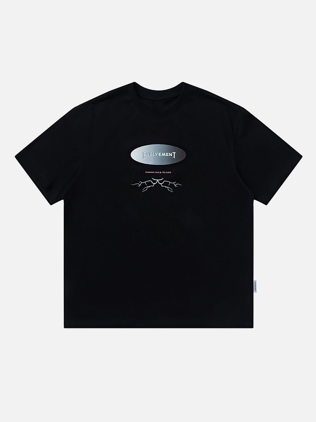 Majesda® - Gradient Stereoscopic Letter Tee- Outfit Ideas - Streetwear Fashion - majesda.com