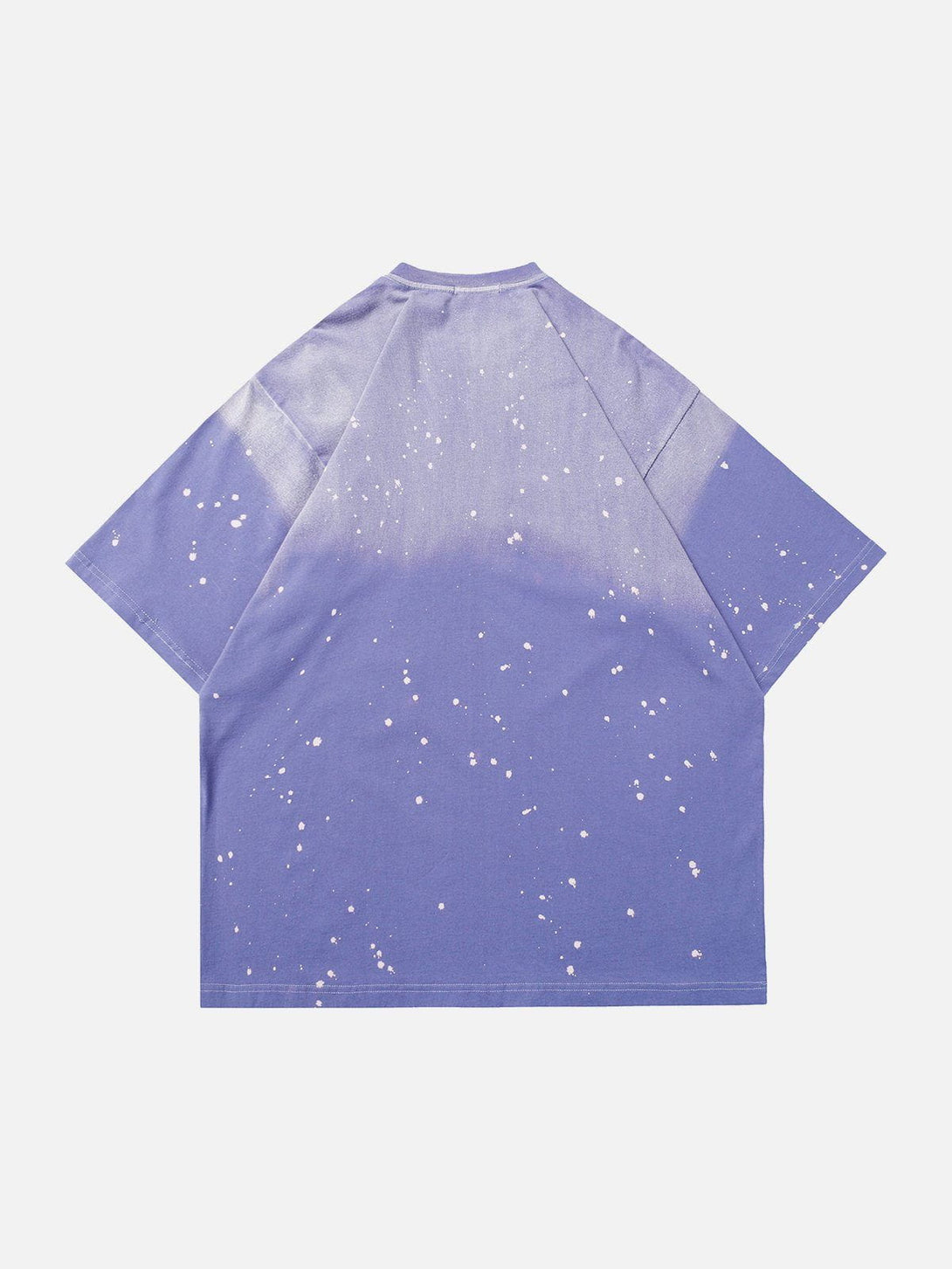 Majesda® - Gradient Wash Raw Edge Star Tee- Outfit Ideas - Streetwear Fashion - majesda.com