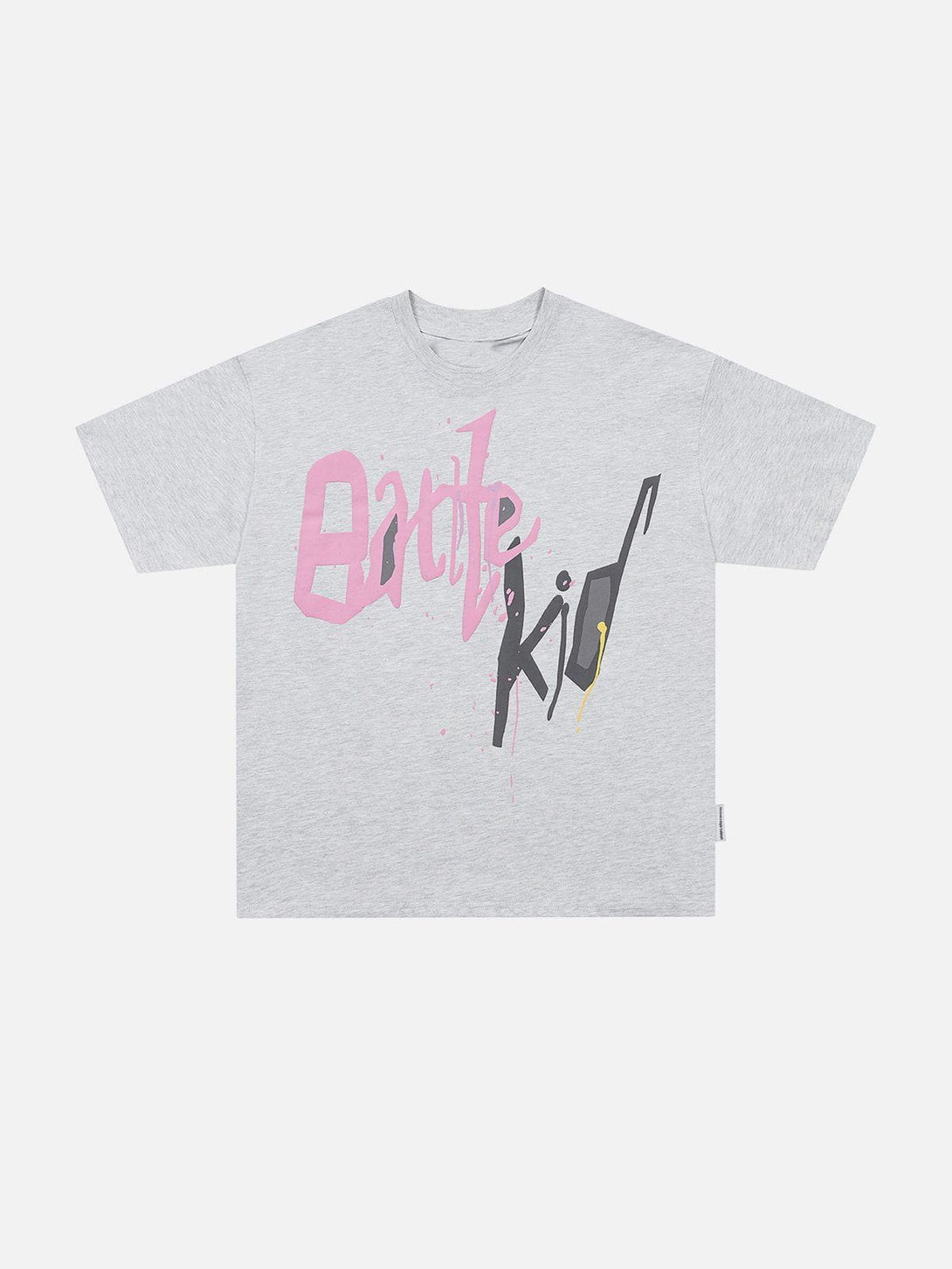 Majesda® - Graffiti Letter Print Tee- Outfit Ideas - Streetwear Fashion - majesda.com