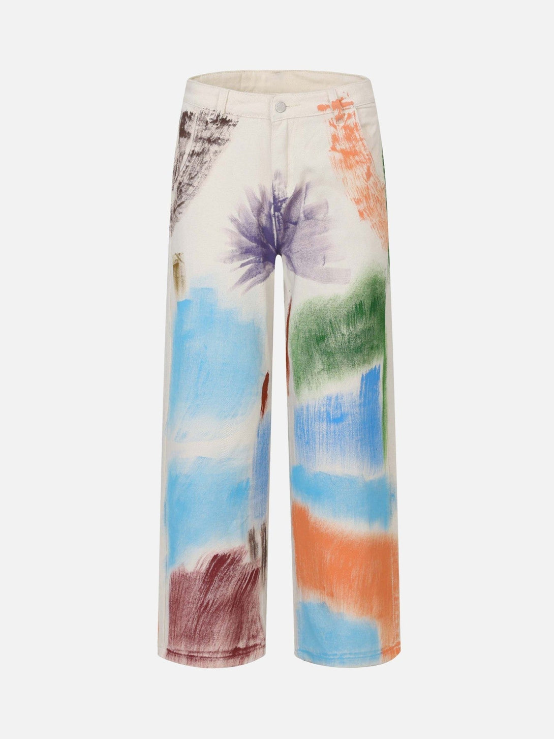 Majesda® - Graffiti Niche Loose Jeans- Outfit Ideas - Streetwear Fashion - majesda.com