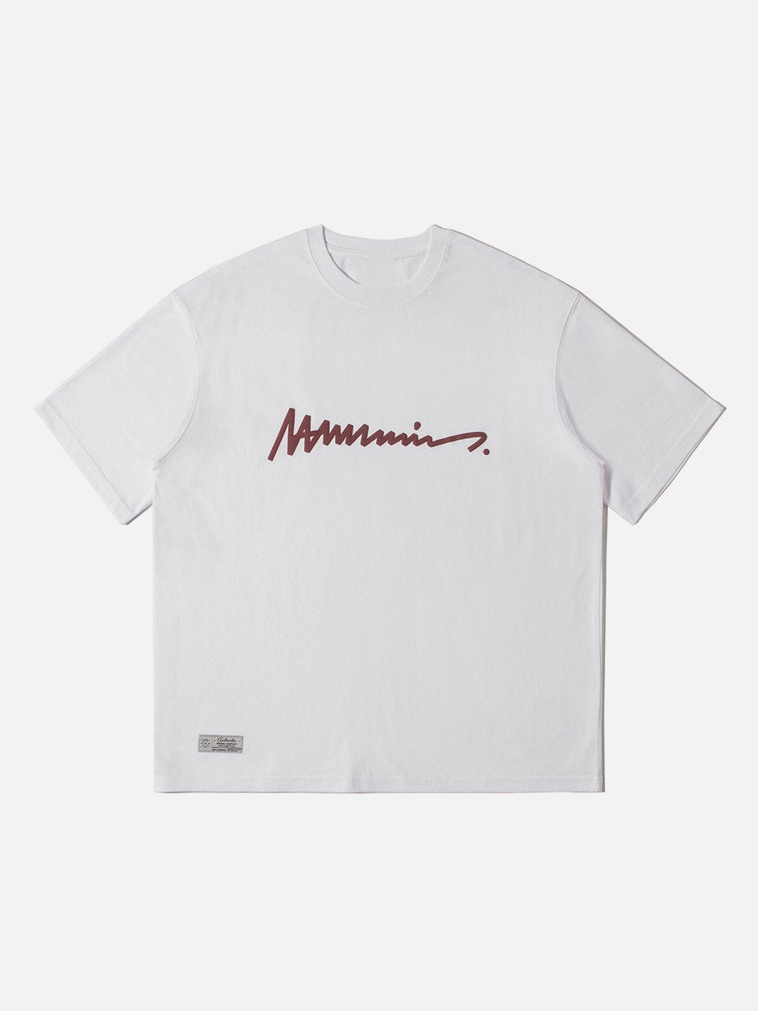 Majesda® - Hand Drawn Graffiti Font Tee- Outfit Ideas - Streetwear Fashion - majesda.com