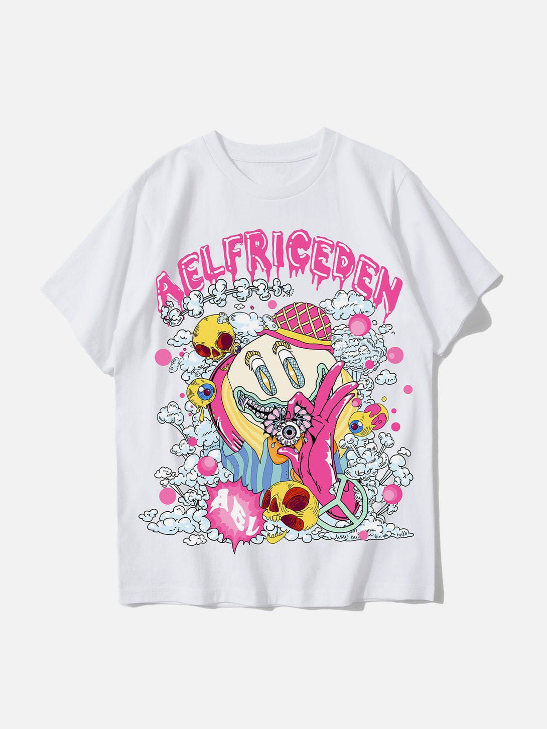 Majesda® - Happy Joker Print Tee- Outfit Ideas - Streetwear Fashion - majesda.com