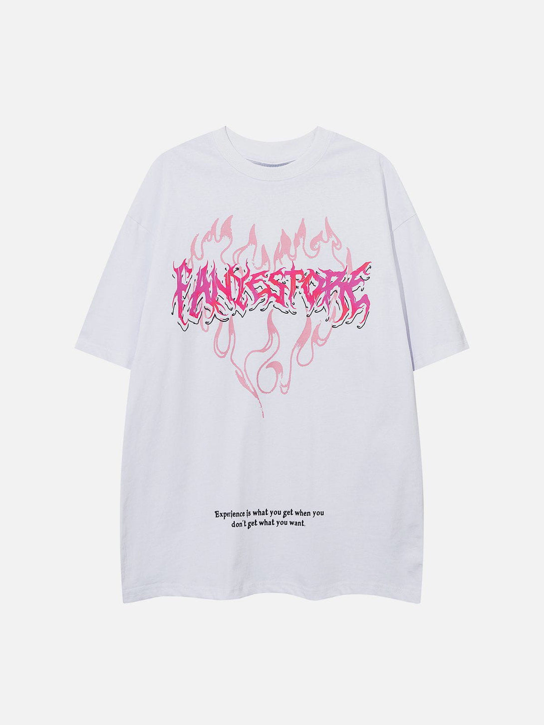 Majesda® - Heart Flame Print Tee- Outfit Ideas - Streetwear Fashion - majesda.com