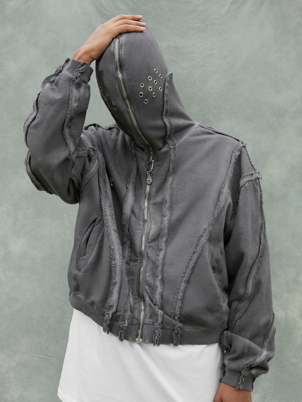 Majesda® - Heavyweight Batik Washed Distressed Hoodie- Outfit Ideas - Streetwear Fashion - majesda.com