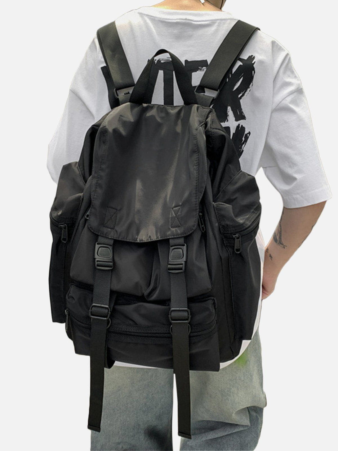 Majesda® - High Capacity Backpack- Outfit Ideas - Streetwear Fashion - majesda.com