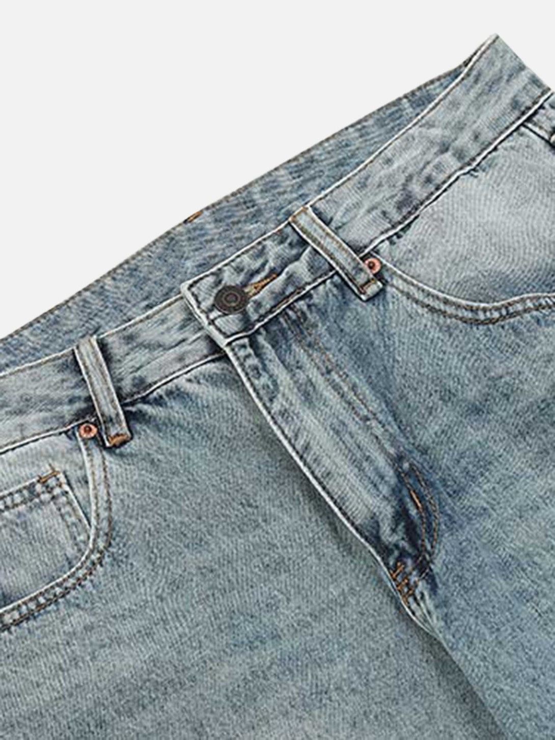 Majesda® - High Street Ripped Micro Flare Jeans- Outfit Ideas - Streetwear Fashion - majesda.com