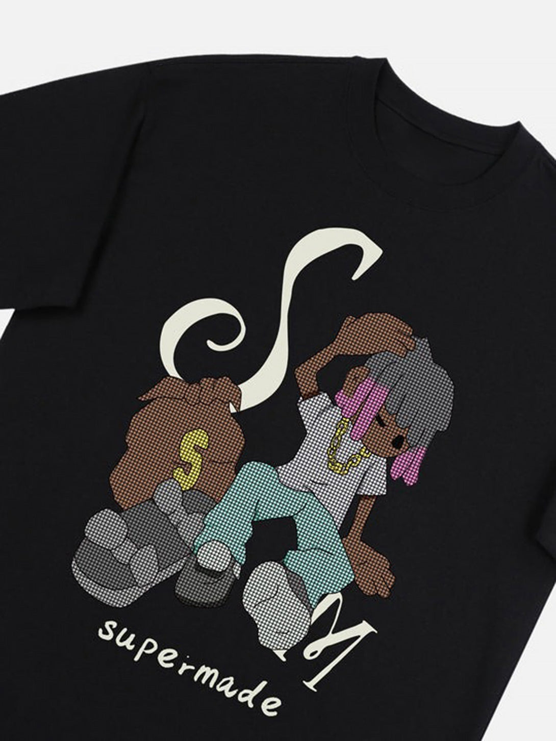 Majesda® - Hip Hop Cartoon Character Print T-shirt- Outfit Ideas - Streetwear Fashion - majesda.com