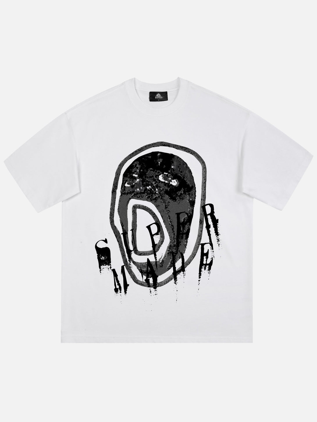 Majesda® - Hip-hop High Street Creative Portrait Print T-shirt- Outfit Ideas - Streetwear Fashion - majesda.com