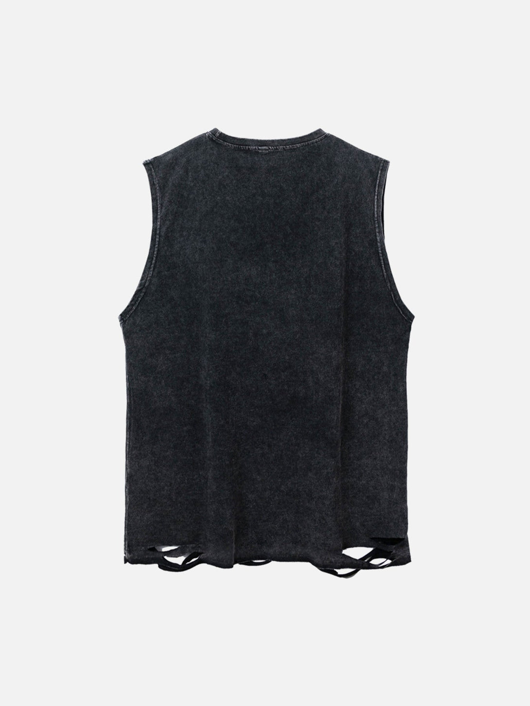 Majesda® - Hip-hop Loose Washed Undershirt -1606- Outfit Ideas - Streetwear Fashion - majesda.com