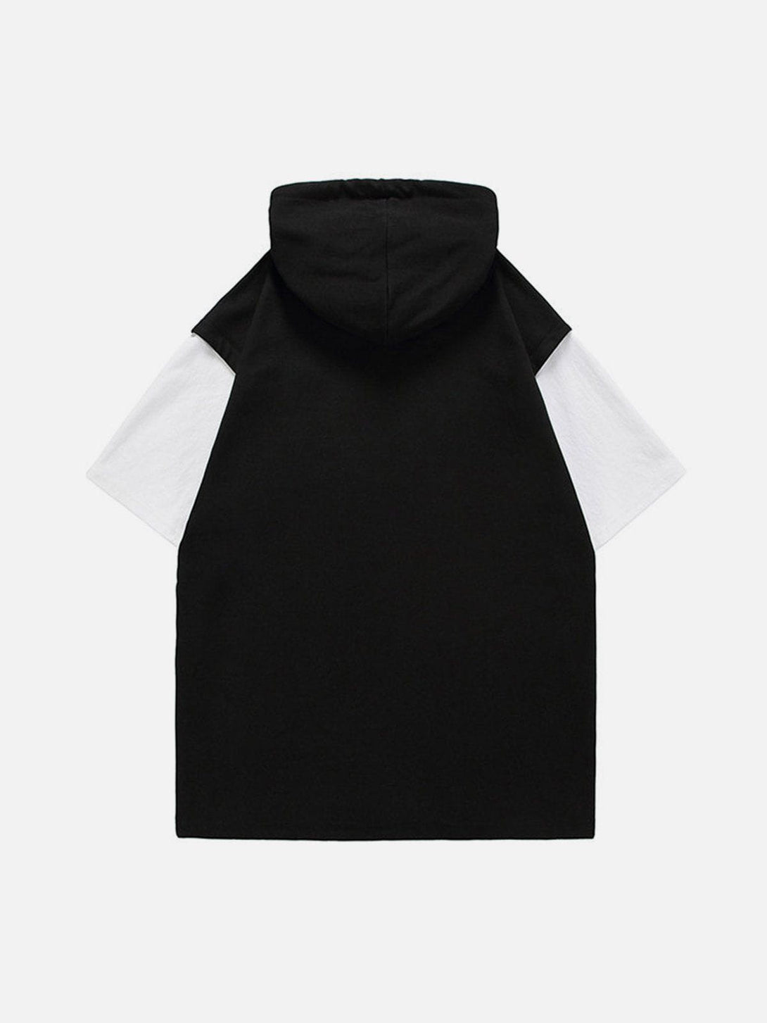 Majesda® - Hooded Detachable Necklace Tee- Outfit Ideas - Streetwear Fashion - majesda.com