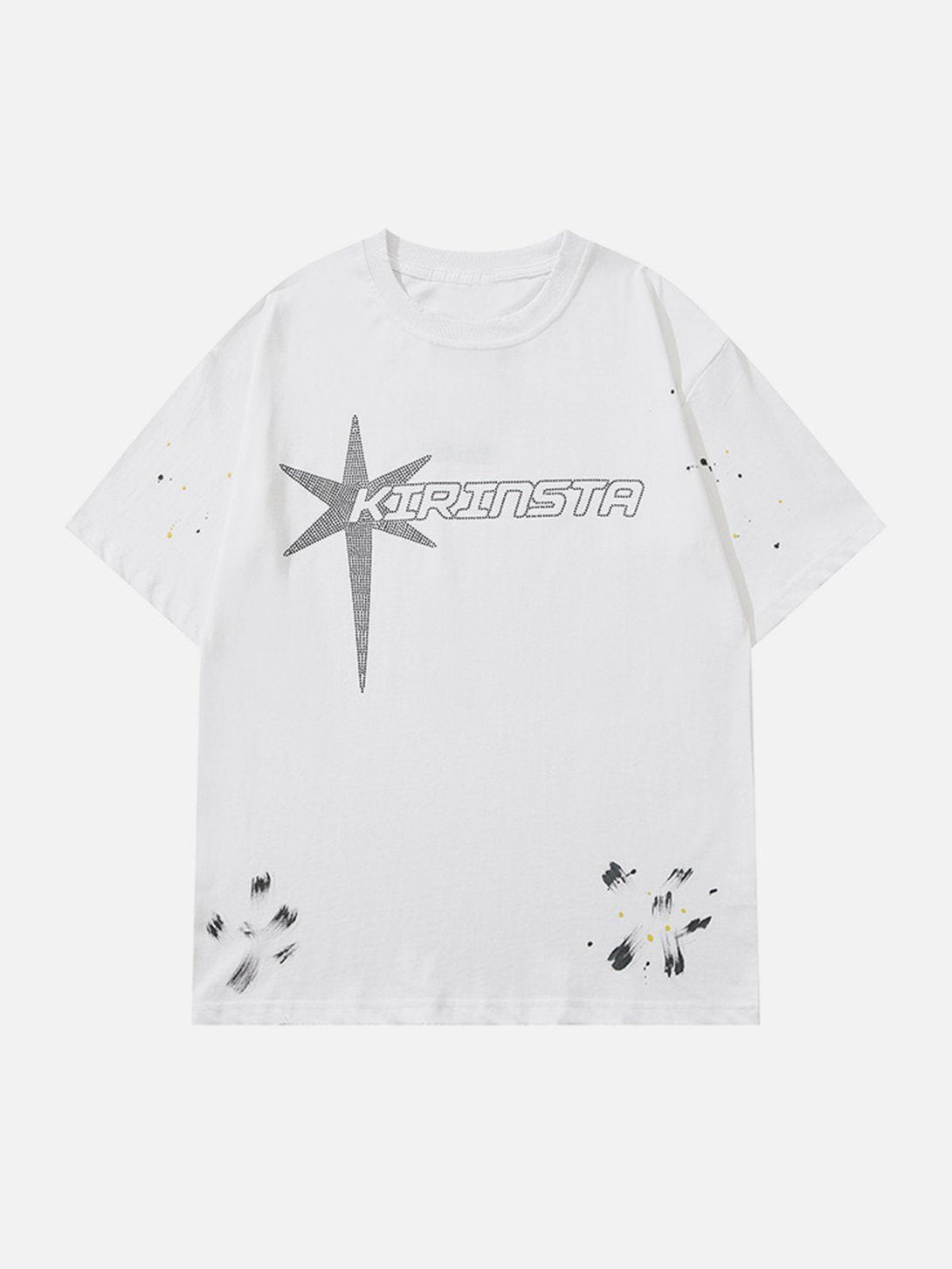 Majesda® - Hotfix Rhinestones Tee- Outfit Ideas - Streetwear Fashion - majesda.com