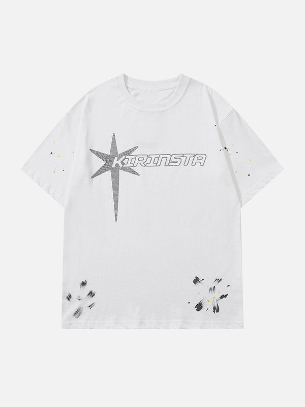 Majesda® - Hotfix Rhinestones Tee- Outfit Ideas - Streetwear Fashion - majesda.com