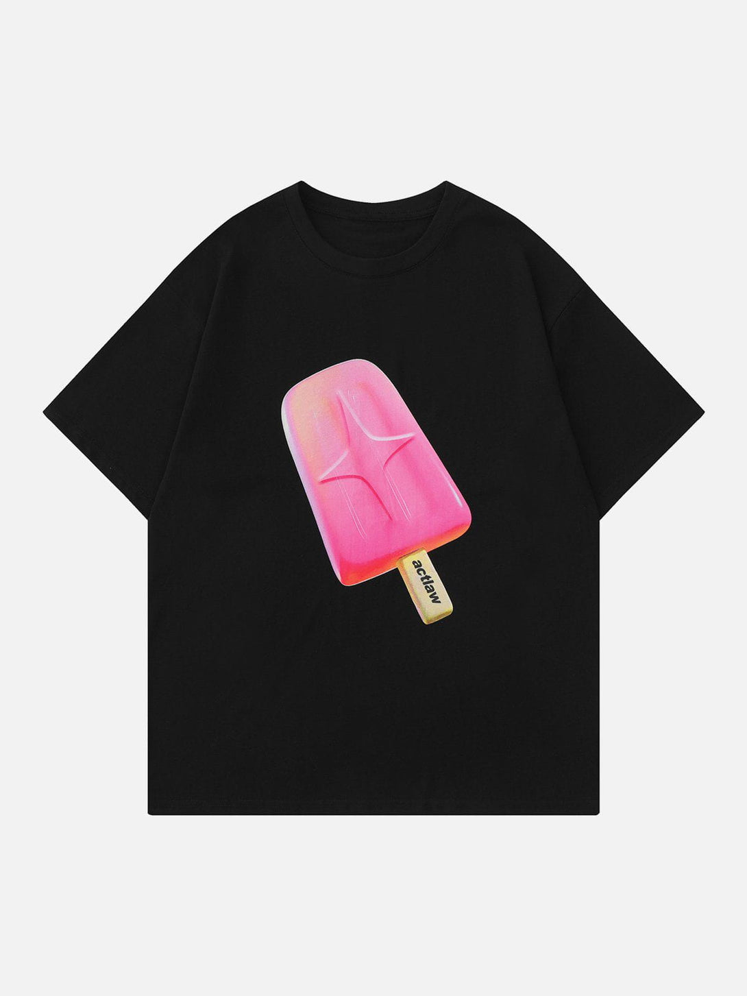 Majesda® - Ice Lolly Print Tee- Outfit Ideas - Streetwear Fashion - majesda.com