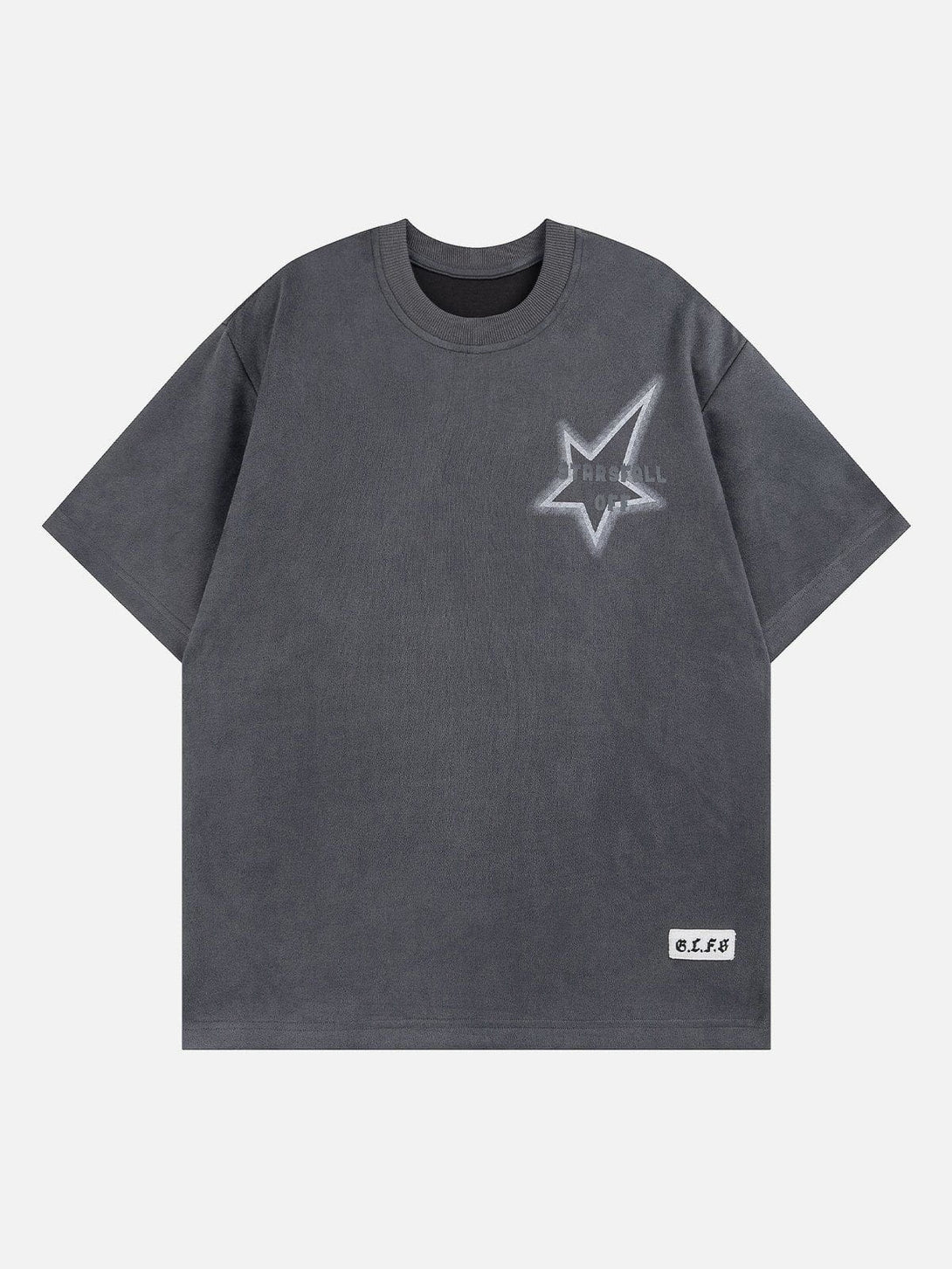 Majesda® - Irregular Stars Print Tee- Outfit Ideas - Streetwear Fashion - majesda.com